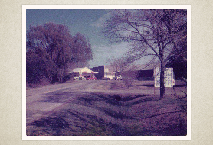 Highway 5 going into Rosebud 1975
